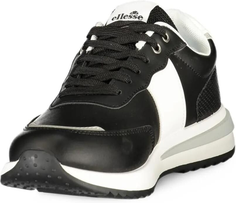 Ellesse logo-print panelled sneakers Zwart - Foto 3