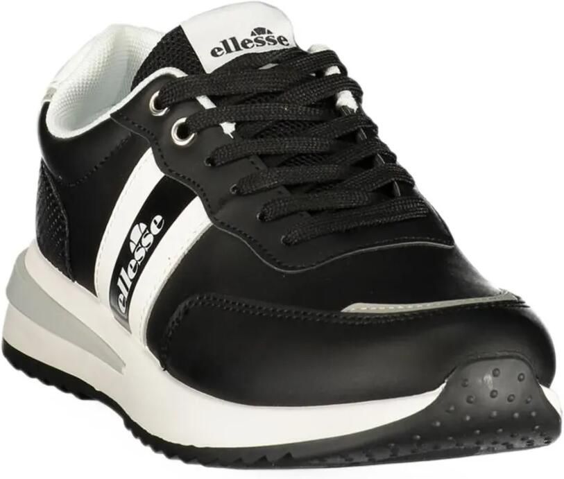 Ellesse logo-print panelled sneakers Zwart - Foto 2