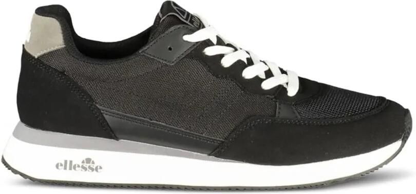 Ellesse mesh-panelled low-top sneakers Zwart