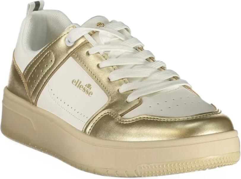 Ellesse metallic-effect panelled sneakers Wit - Foto 3