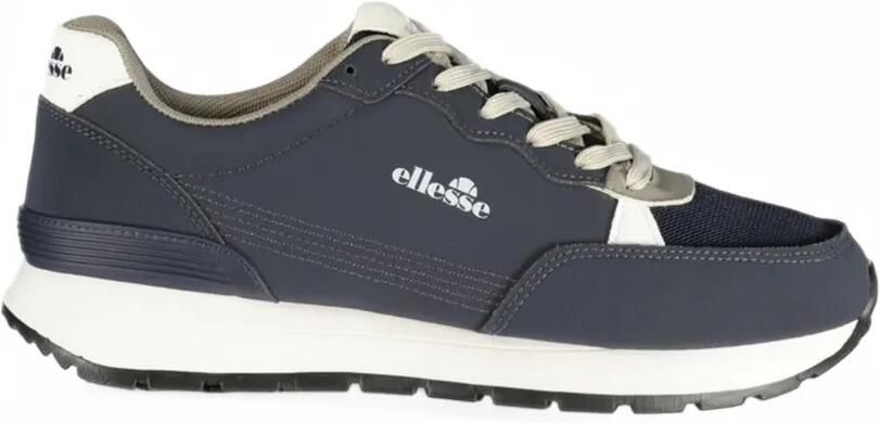 Ellesse panelled logo-print sneakers Blauw