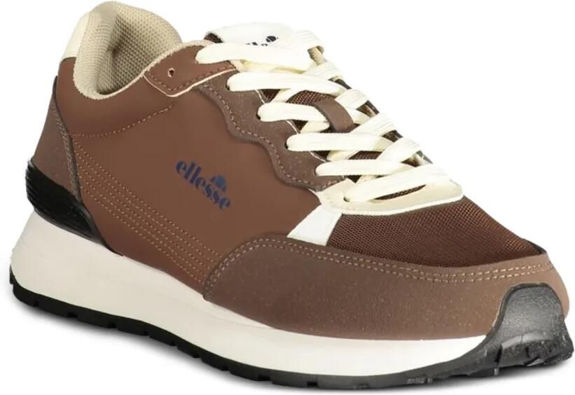 Ellesse panelled logo-print sneakers Bruin - Foto 3