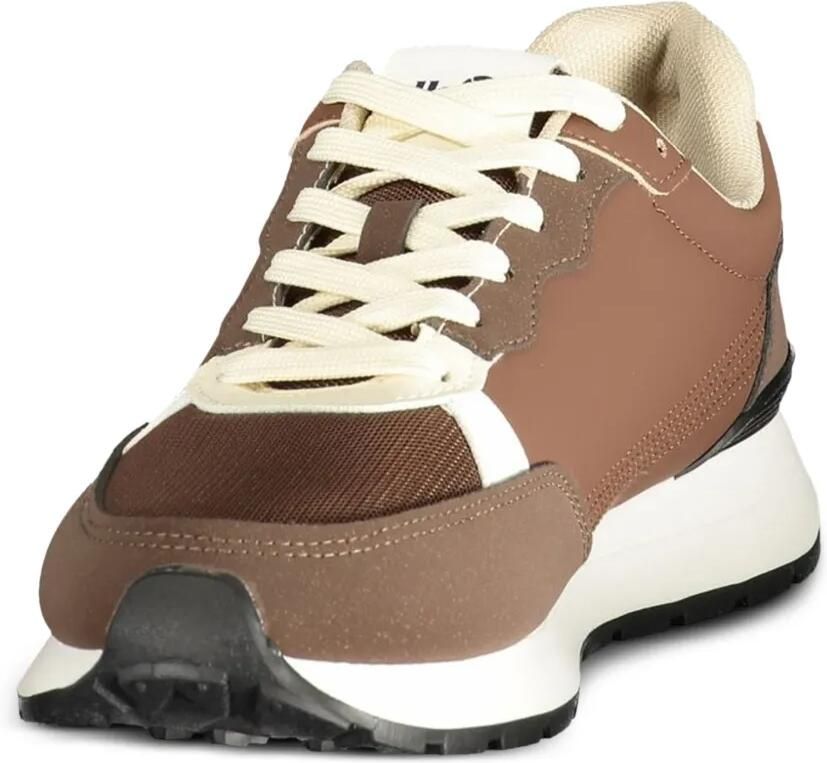 Ellesse panelled logo-print sneakers Bruin - Foto 2