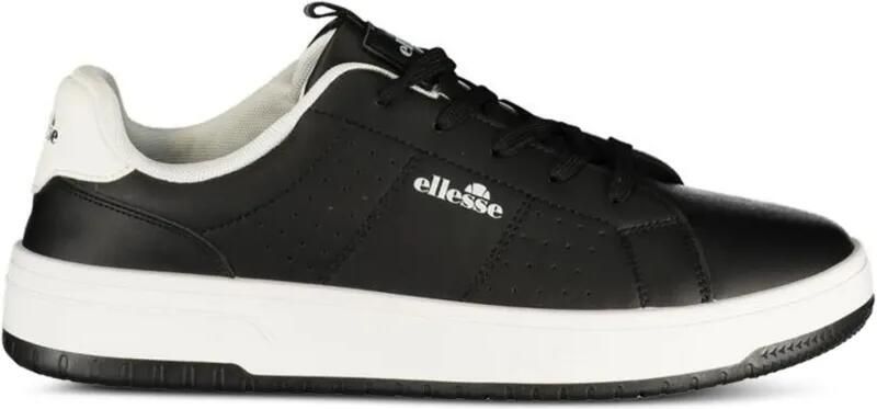 Ellesse perforated logo-print sneakers Zwart