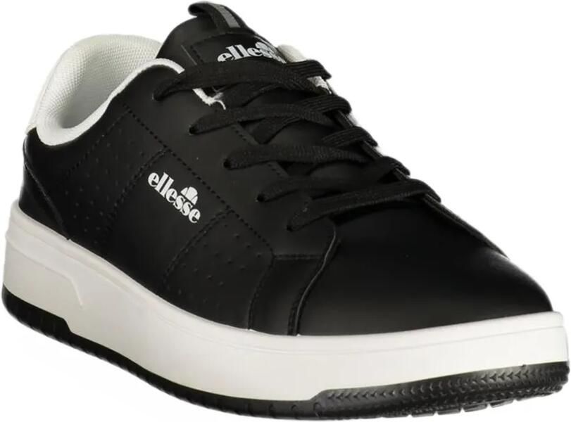 Ellesse perforated logo-print sneakers Zwart - Foto 3