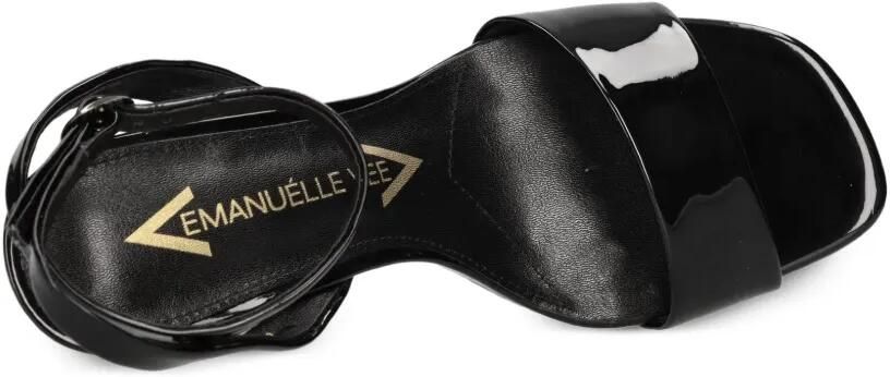 EMANUELLE VEE Leren sandalen Zwart - Foto 5