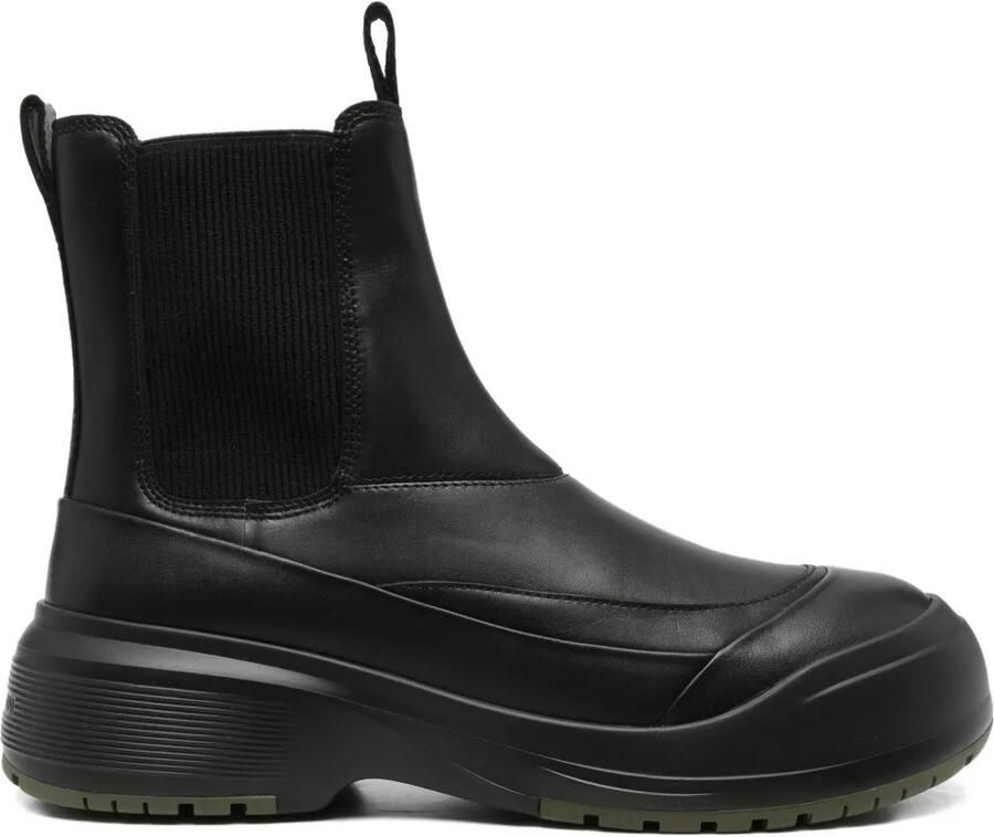 Emporio Armani Chunky Crust enkellaarzen Zwart