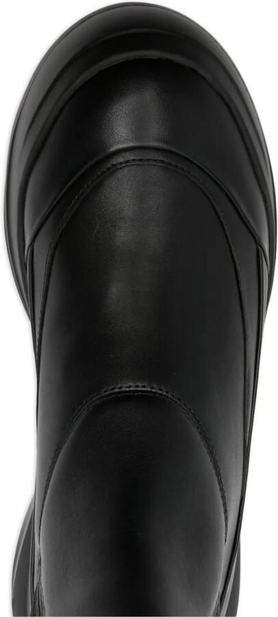 Emporio Armani Chunky Crust enkellaarzen Zwart - Foto 4