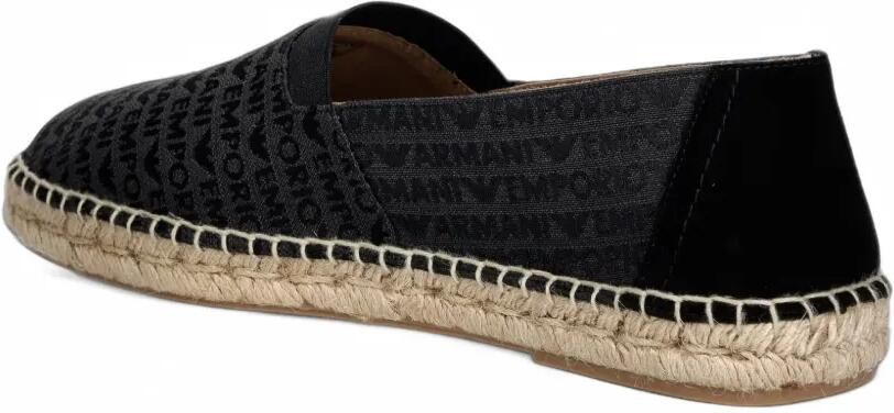 Emporio Armani Espadrilles met jacquard en logo Zwart - Foto 3