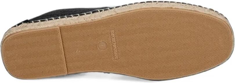 Emporio Armani Espadrilles met jacquard en logo Zwart - Foto 4