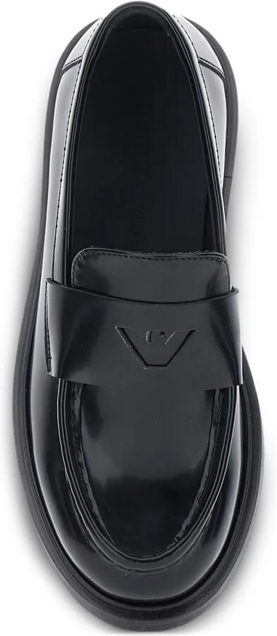 Emporio Ar i Kids Loafers met logo-reliëf Zwart - Foto 3