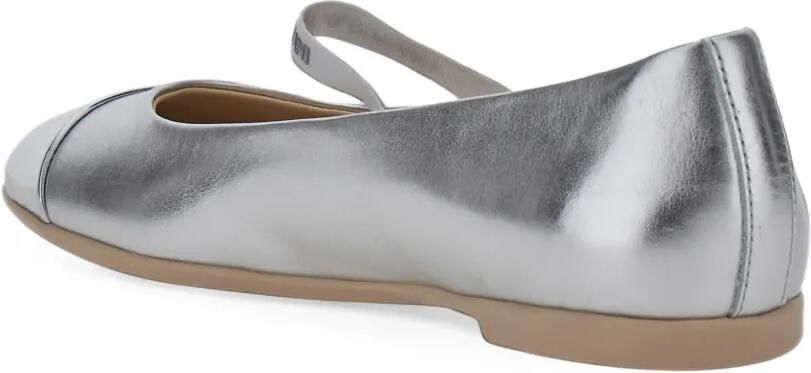 Emporio Ar i Kids logo-strap cap-toe ballet flats Zilver - Foto 2