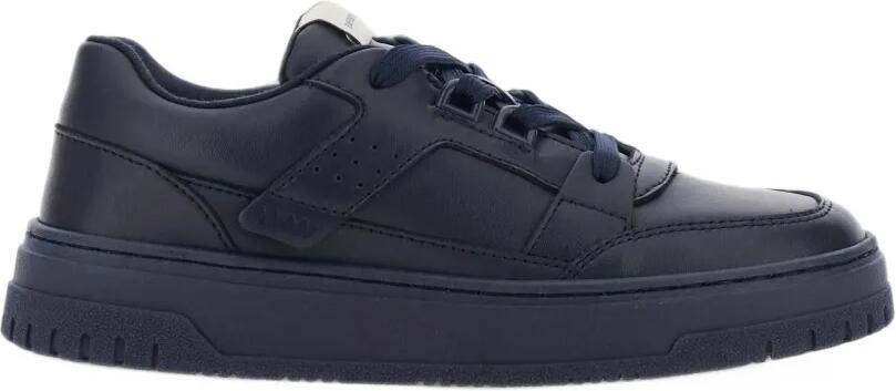 Emporio Ar i Kids perforated panelled sneakers Blauw - Foto 4