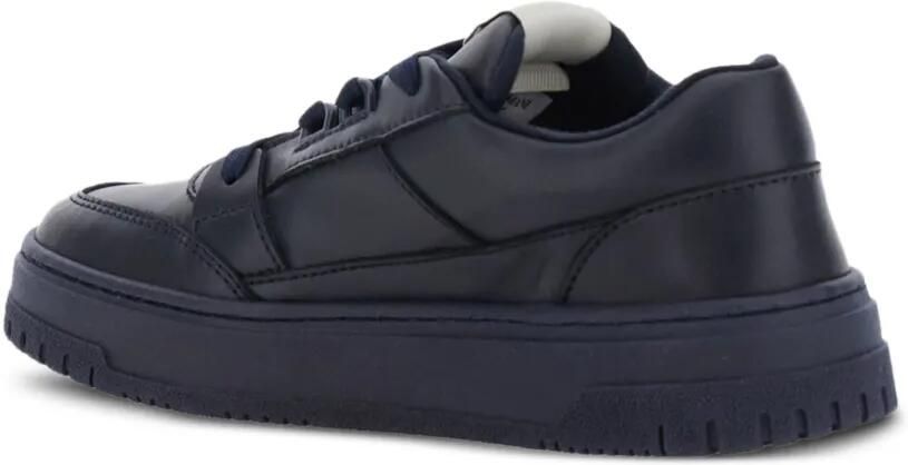 Emporio Ar i Kids perforated panelled sneakers Blauw - Foto 2