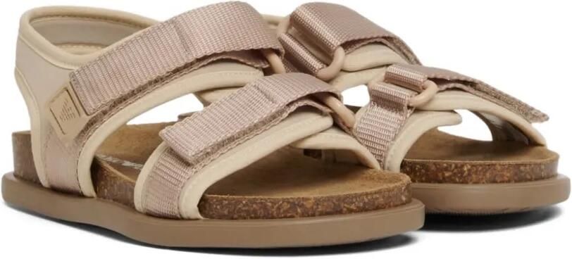 Emporio Ar i Kids Sandalen met logopatch Beige - Foto 4