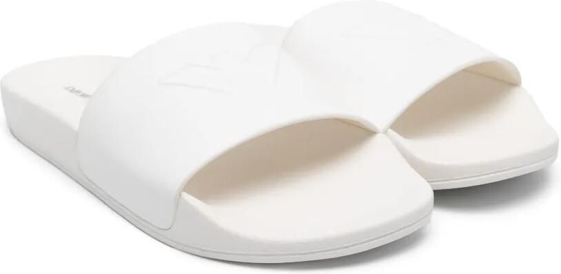 Emporio Ar i Kids Slippers met logo-reliëf Wit