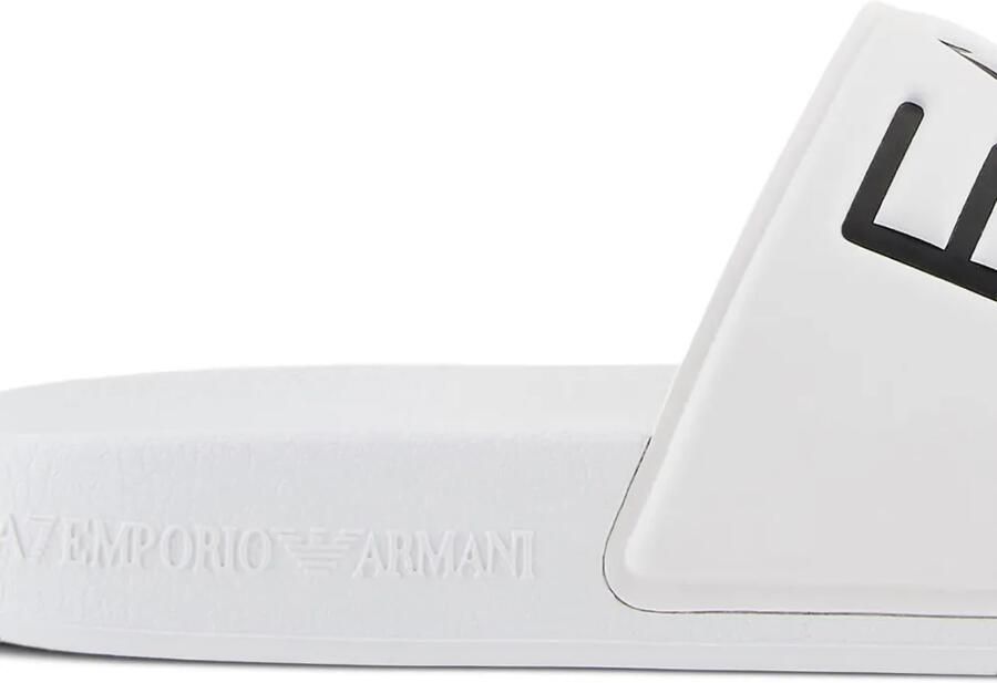 Emporio Ar i Kids Slippers met logo Wit - Foto 4