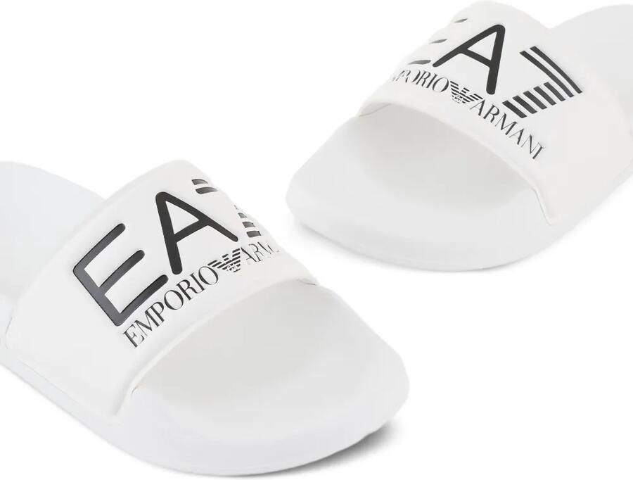 Emporio Ar i Kids Slippers met logo Wit - Foto 3