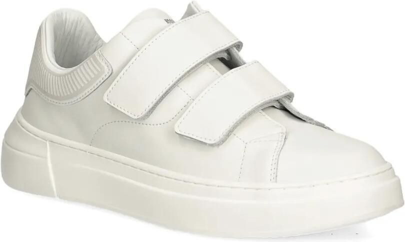 Emporio Ar i Kids Sneakers met klittenband Wit