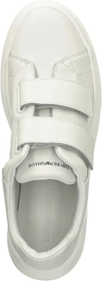Emporio Ar i Kids Sneakers met klittenband Wit - Foto 4
