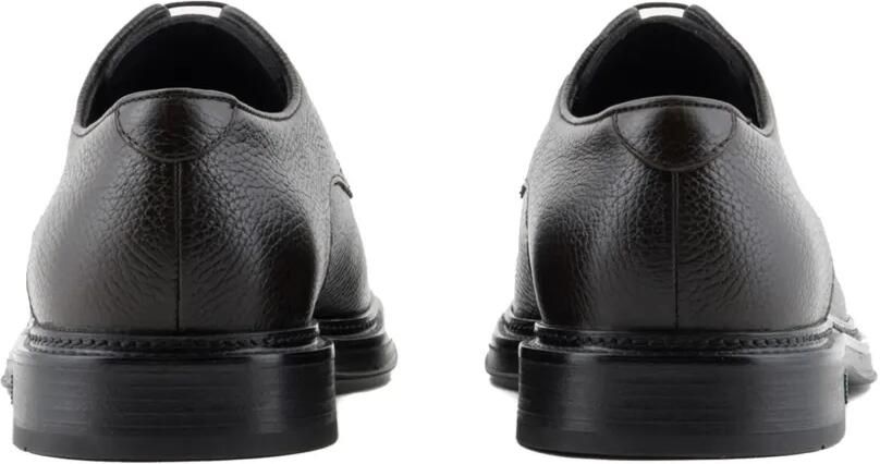 Emporio Armani Leren derby schoenen Zwart - Foto 3