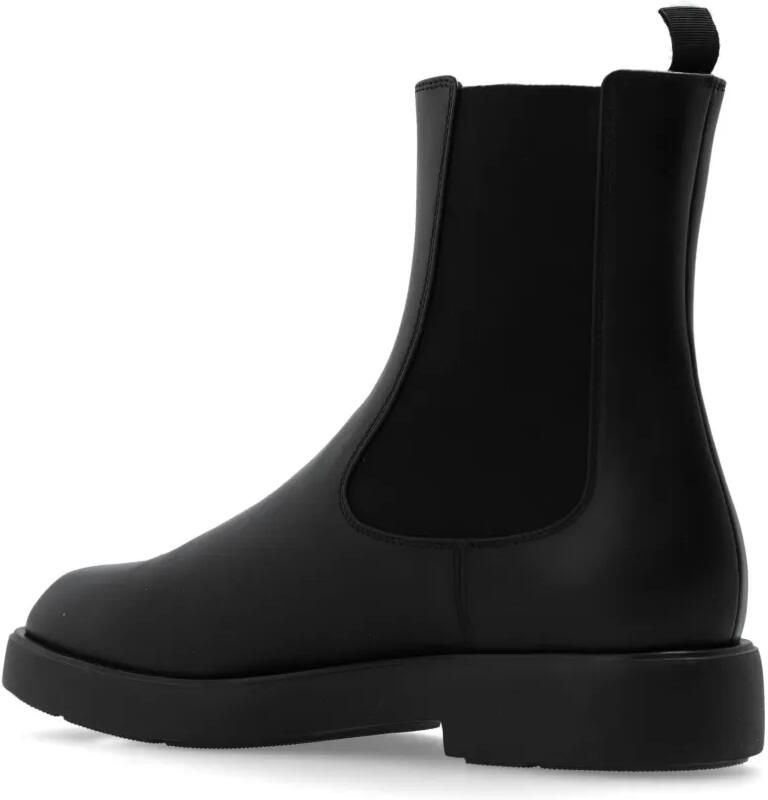 Emporio Armani Leren enkellaarzen Zwart - Foto 2