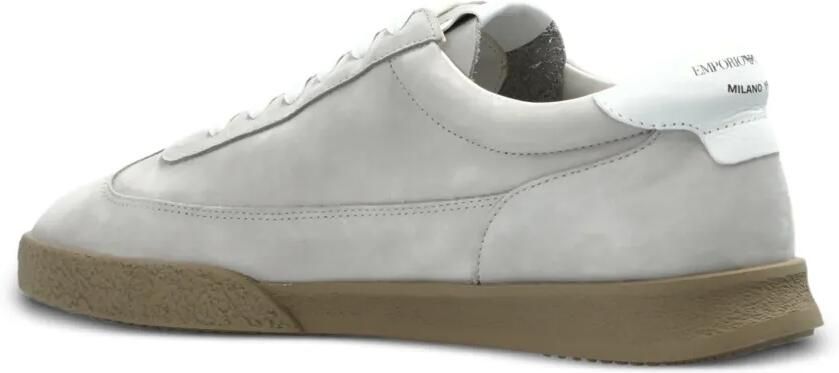 Emporio Armani Leren sneakers Grijs - Foto 3