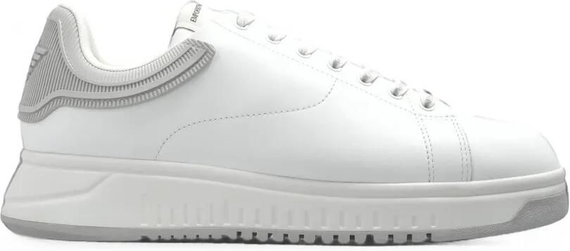 Emporio Armani Sneakers met logoprint Wit
