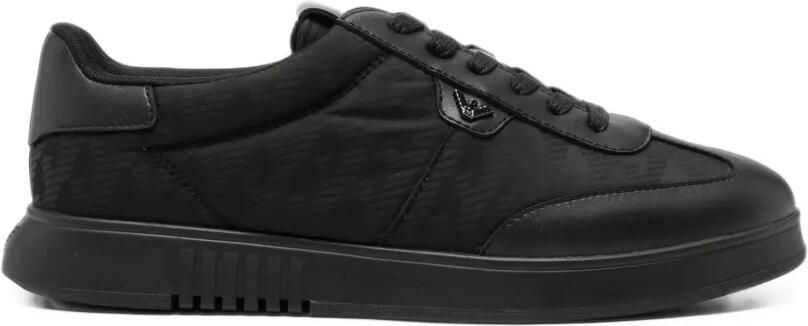 Emporio Armani Sneakers met vlakken en logoprint Zwart - Foto 4