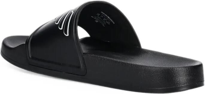 Emporio Armani logo-print slides Zwart - Foto 3