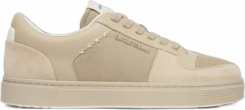 Emporio Armani Sneakers met vlakken Beige