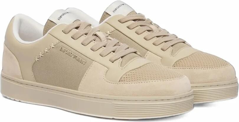 Emporio Armani Sneakers met vlakken Beige - Foto 4