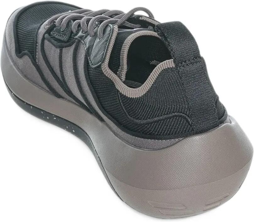 Emporio Armani panelled lace-up sneakers Grijs - Foto 3