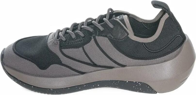 Emporio Armani panelled lace-up sneakers Grijs - Foto 5