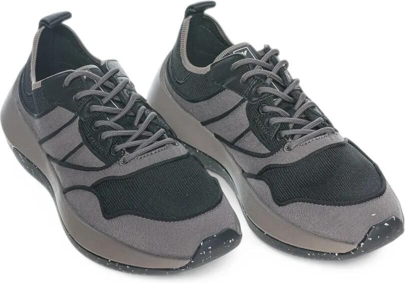 Emporio Armani panelled lace-up sneakers Grijs - Foto 4
