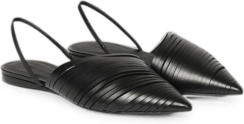 Emporio Armani Platte slingback pumps met uitgesneden details Zwart - Foto 2