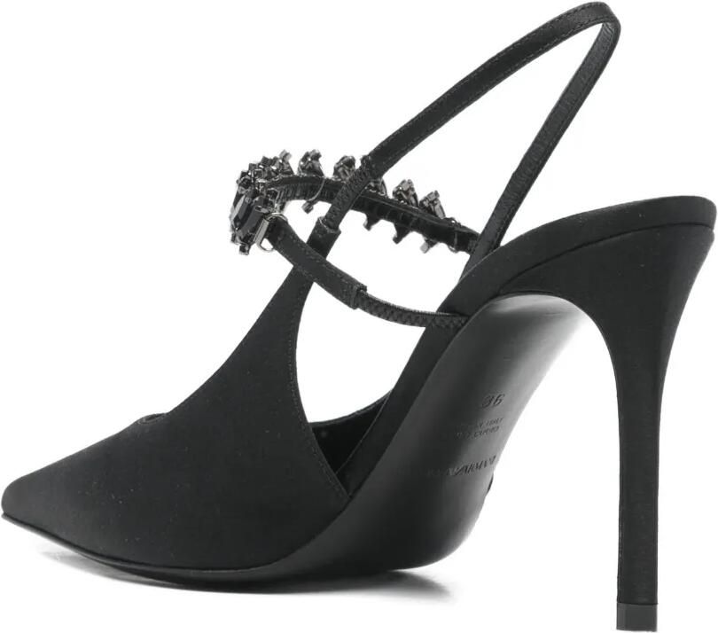 Emporio Armani Pumps verfraaid met hak Zwart - Foto 2