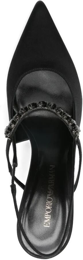 Emporio Armani Pumps verfraaid met hak Zwart - Foto 4