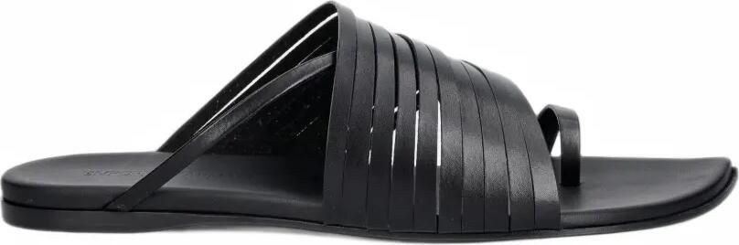 Emporio Armani Sandalen met meerdere bandjes Zwart