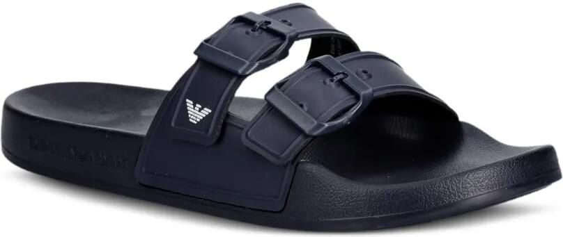 Emporio Armani Slippers met gesp Blauw - Foto 4