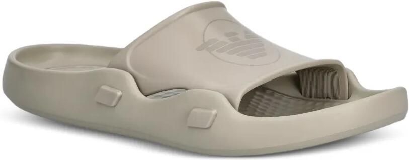 Emporio Armani Slippers met logoprint Beige - Foto 5