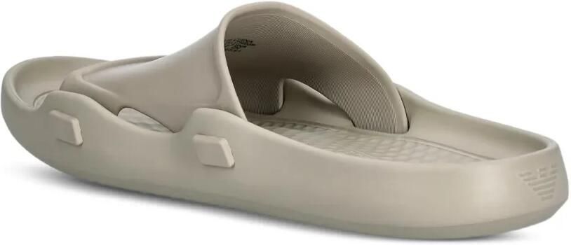Emporio Armani Slippers met logoprint Beige - Foto 3