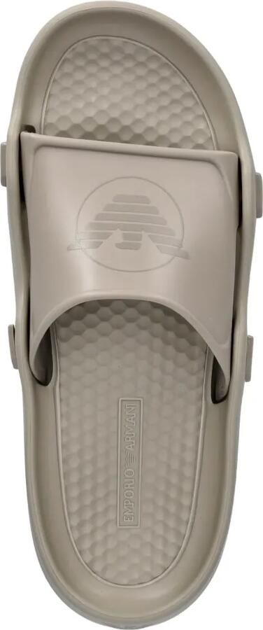 Emporio Armani Slippers met logoprint Beige - Foto 2