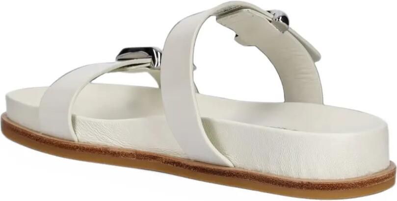 Emporio Armani Slippers met twee bandjes en gespdetail Wit - Foto 3