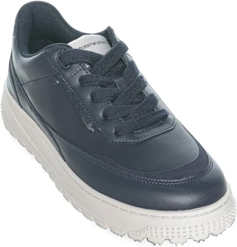 Emporio Armani Sneakers met logoplakkaat Blauw - Foto 2