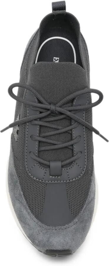 Emporio Armani Sneakers met logoplakkaat Grijs - Foto 4