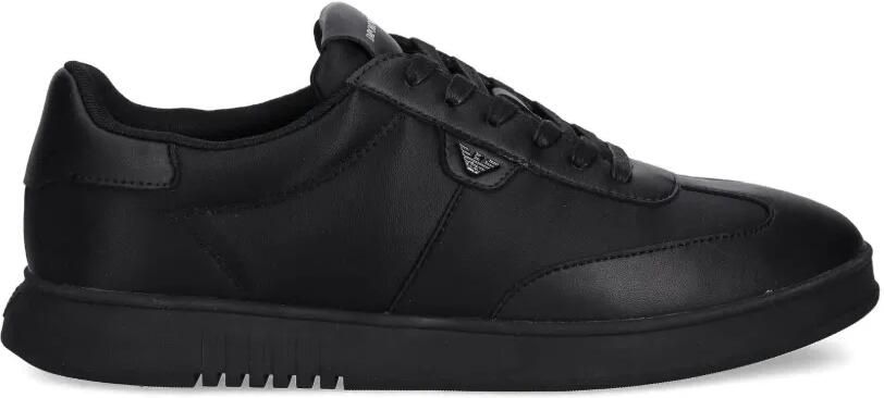 Emporio Armani Sneakers met logoplakkaat Zwart