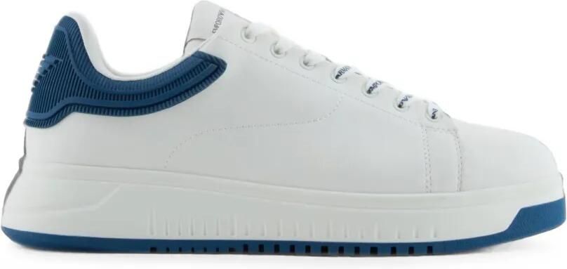 Emporio Armani Sneakers met logoprint Wit