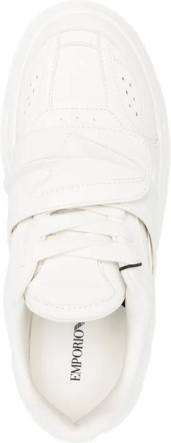 Emporio Armani Sneakers met plateauzool Beige - Foto 4