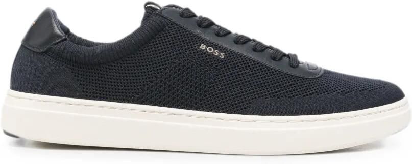 Emporio Armani Sneakers met ronde neus Blauw